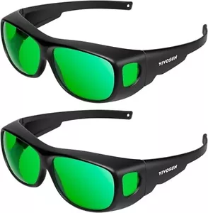 VIVOSUN 2-Pack Indoor Hydroponics LED Grow Room Glasses with Glasses Case - Bild 1 von 6