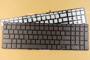 for HP 15-an000ur 15-an001ur 15-an002ur 15-an003ur Keyboard Spanish RED Backlit - Picture 1 of 3