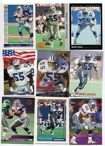 Robert Jones 9 card lot East Carolina Pirates / Dallas Cowboys A - Picture 1 of 1