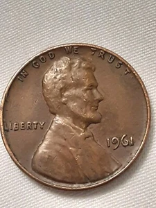 1961 P LINCOLN PENNY ! ' D ' On Lips ! VF ! MULE DIE/ DOUBLE STRUCK! - Picture 1 of 24
