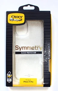 NIB OtterBox Symmetry Series Sleek Protection Clear Glitter iPhone 11 Pro Case - Picture 1 of 3