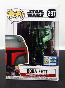 BOBA FETT Funko Pop! 2019 Star Wars SDCC San Diego Comic Con Exclusive #297