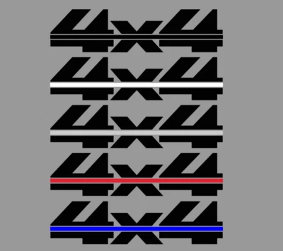 Juego de calcomanías vintage Chevy Chevrolet 4x4 88-97 Silverado GMC Sierra pegatinas de vinilo Foto 1 de 4