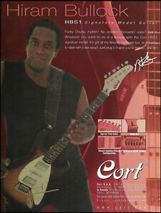 The Hiram Bullock HBS1 Signature Cort Guitar advertisement 2000 ad print