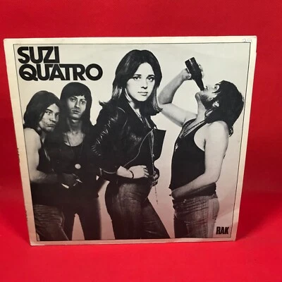 Suzi Quatro 1973 UK debut vinyl LP 48 Crash Can The Can All Shook Up RAK record - Image 1 of 4