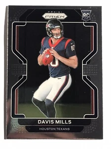 Davis Mills 2021 Prizm Base RC Rookie Houston Texans - Picture 1 of 4