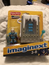 *RARE* Fisher Price Imaginext DC Super Friends Batman >Mr. Freeze & Chamber 2008
