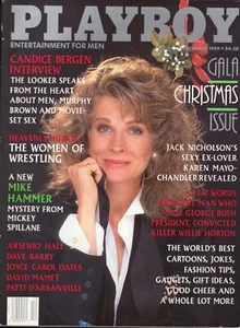 PLAYBOY Dezember 1989 - Wrestling Women, Candace Bergen Intvw, Arsenio Hall - Bild 1 von 2