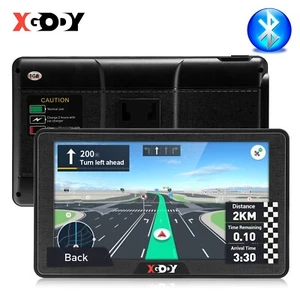 XGODY 7" Portable Car GPS Navigator Navigation Sat Nav Free Lifetime Map Updates - Picture 1 of 15
