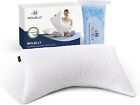 Pillow for Side and Back Sleepers, Adjustable Memory Foam Pillow, Suitable for N
