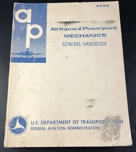 Airframe and Powerplant Mechanics Powerplant Handbook by Aircraft Technical Vj05 - Picture 1 of 6