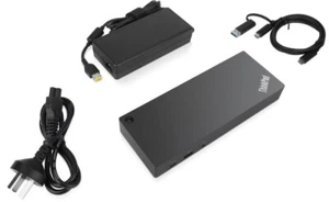 Lenovo ThinkPad 40AF0135 Universal Hybrid USB-C w/ USB-A Adapter Docking Station - Picture 1 of 6