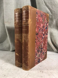 In the Levant & My Winter on the Nile by Warner Antique Leather Book Decor - Picture 1 of 12