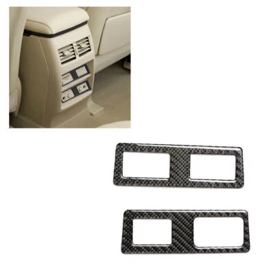 For Lexus RX350 RX450H 2010-2012 Carbon Fiber Rear Power Outlet Panel Cover Trim - Imagem 1 de 4