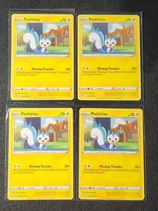 4x Pachirisu 052/172 Pokemon card Brilliant Stars uncommon NM - Picture 1 of 1