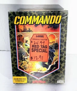 Commando/1985 Sealed Atari 2600 Video Game/Activision - Picture 1 of 2