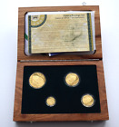 2005 South Africa Natura  Hippopotumas Gold Proof 1.85 oz 4 Coin Set Box COA