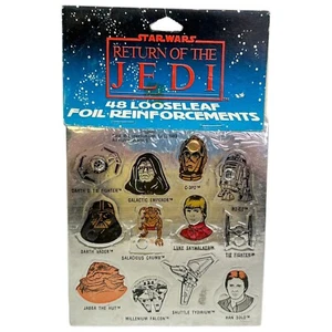 Vintage Star Wars Return Of the Jedi 48 Foil Looseleaf Reinforcements 1983 - Picture 1 of 6