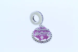 Pandora Rosa Pastel de Cumpleaños Cuelga Dije - Imagen 1 de 6