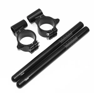 51mm For KAWASAKI ZX6R 2009-2010 CNC Raised Higher Clip Ons Fork Handle Bars - Picture 1 of 8