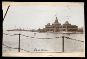 fotografia originale-old photo EGYPT port said - Imagen 1 de 1