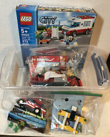Lot of 4 LEGO City Sets 60023, 30540, 60001, 10671  Inc All instruction, 95%