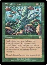 WOTC MtG Onslaught Weird Harvest (R) NM