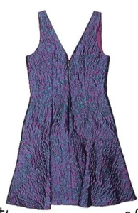 💥Aidan Mattox Size 12 Women's Purple Cocktail Mini Dress - Picture 1 of 6