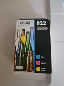 Original Epson 822 Tintenpatrone Cyan Magenta Gelb Ablaufdatum 11-2026 NEU - Bild 1 von 4