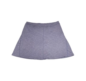 Toad & Co Seleena Skort Skirt Purple Organic Cotton Blend Stretch Hiking Camp L - Picture 1 of 7