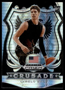2020 Panini Prizm Draft Picks #83 LaMelo Ball RC Crusade Hyper Prizm - Picture 1 of 2