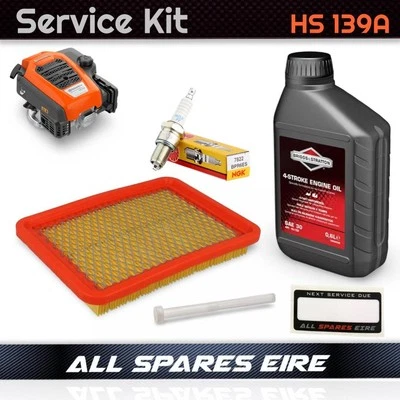 Service Kit for Husqvarna LC 118, LC 247, LC 247S Lawnmower Air Filter Plug Oil