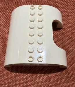 LEGO 54096 Slope Curved 8 x 8 x 2 Double Cutout White - 1 Piece Airport Retired - Picture 1 of 6