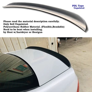SpX Duckbill 284F Rear Trunk Spoiler Wing Fits 1995~1998 Mazda Protege 323 Sedan - Picture 1 of 11