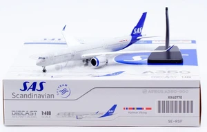 Modelo fundido a presión Airbus A350-900 SE-RSF 1:400 JC Wings SAS Scandinavian Airlines - Imagen 1 de 15