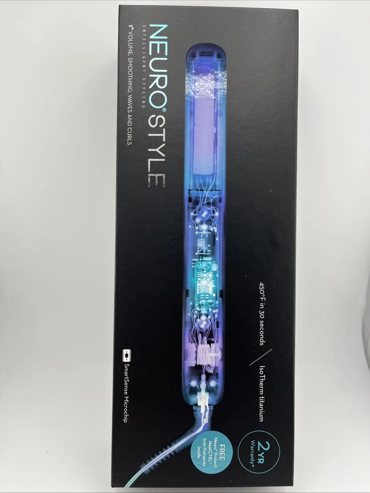 NeuroStyle 1 pulgada de volumen, suavizante, onda y rizo isotérmico titanio Foto 1 de 3