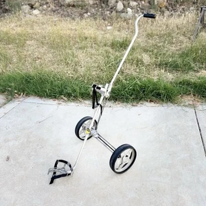 Vintage Browning Bag Boy Collapsible Golf Pull Cart All Aluminum Antique MINT⛳️ - Picture 1 of 12