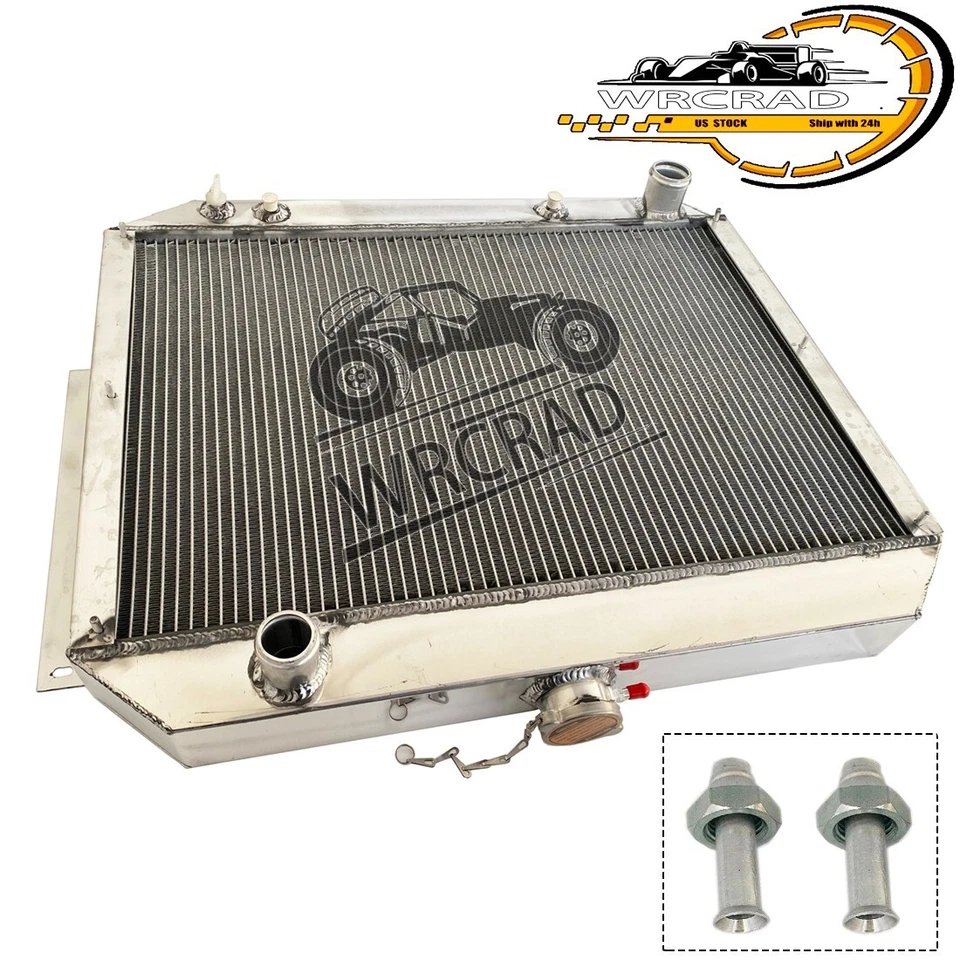 Radiador de aluminio para Dodge Monaco Polara 1966-1970 1967 1968 1969 7,2 L V8 332 Foto 1 de 4