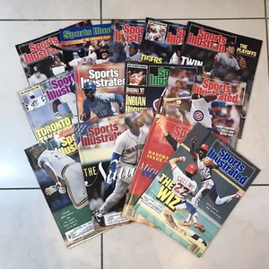 Vintage Lot 13 Sports Illustrated Magazines Baseball 1986 87 90 91 verschiedene Teams - Bild 1 von 11