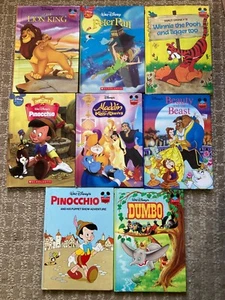 8 Disneys wunderbare Welt des Lesens Bücher Pinocchio, Dumbo König der Löwen mehr! - Bild 1 von 1