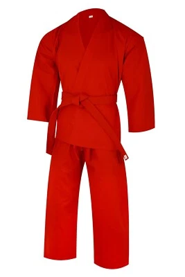 Uniforme de Karate para Niños y Adultos Uniforme Ligero de Artes Marciales con Cinturón Foto 1 de 4