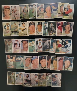 1957 Topps Baseball Lot - 44 Cards - Don Mossi | NEllie Fox | More! - Picture 1 of 6