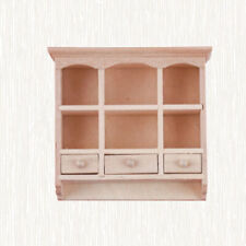 Small Furniture Kitchen Wall Mounted Shelf Toy Miniature Cupboard