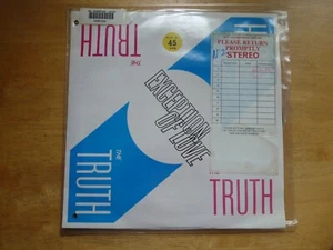 The Truth – Exception Of Love UK 1984 45 RPM EP I.R.S. Records IRT 103 - Picture 1 of 6