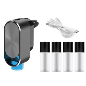 Luxury Ultrasonic Air Freshener Luxury Plastic Car Vent Clip Diffuser Oil Scent - Picture 1 of 6
