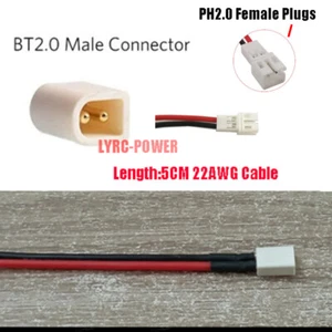 BT2.0 auf PH2.0 Bananen Pin Stecker Stecker 22AWG Kabel für 1S Drohne Ladeakku - Bild 1 von 28