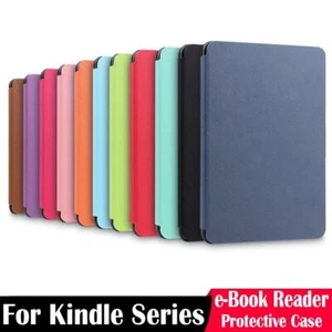 Leather 6-6.8 inch e-Reader Case for Kindle Paperwhite 1/2/3/4/5 - Picture 1 of 22