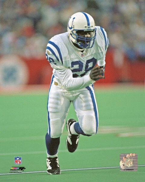  Marshall Faulk Indianapolis Colts - Foto 8x10 con funda protectora #1448 Foto 1 de 1