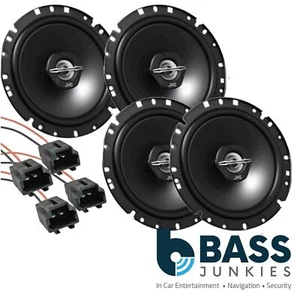 Peugeot 207 JVC 17cm 1200 Watt 2 Way 5 Door Front & Rear Door Car Speakers & Kit - Picture 1 of 1