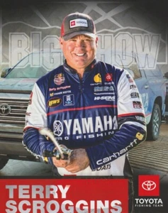 2019 TERRY SCROGGINS Toyota Fishing Team BASS FLW Fishing 8x10 Promo Card - Picture 1 of 2